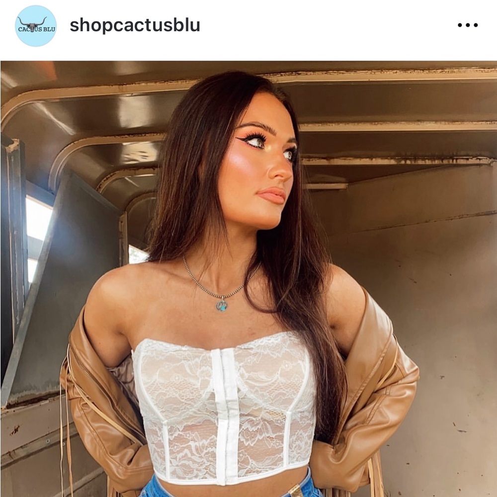 Lace Bustier Top